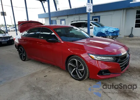 2021 Honda Accord Sport from USA, damaged, VIN 1HGCV1F32MA047540